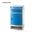 Hospital medical high end bedside tray table abs bedside cabinet